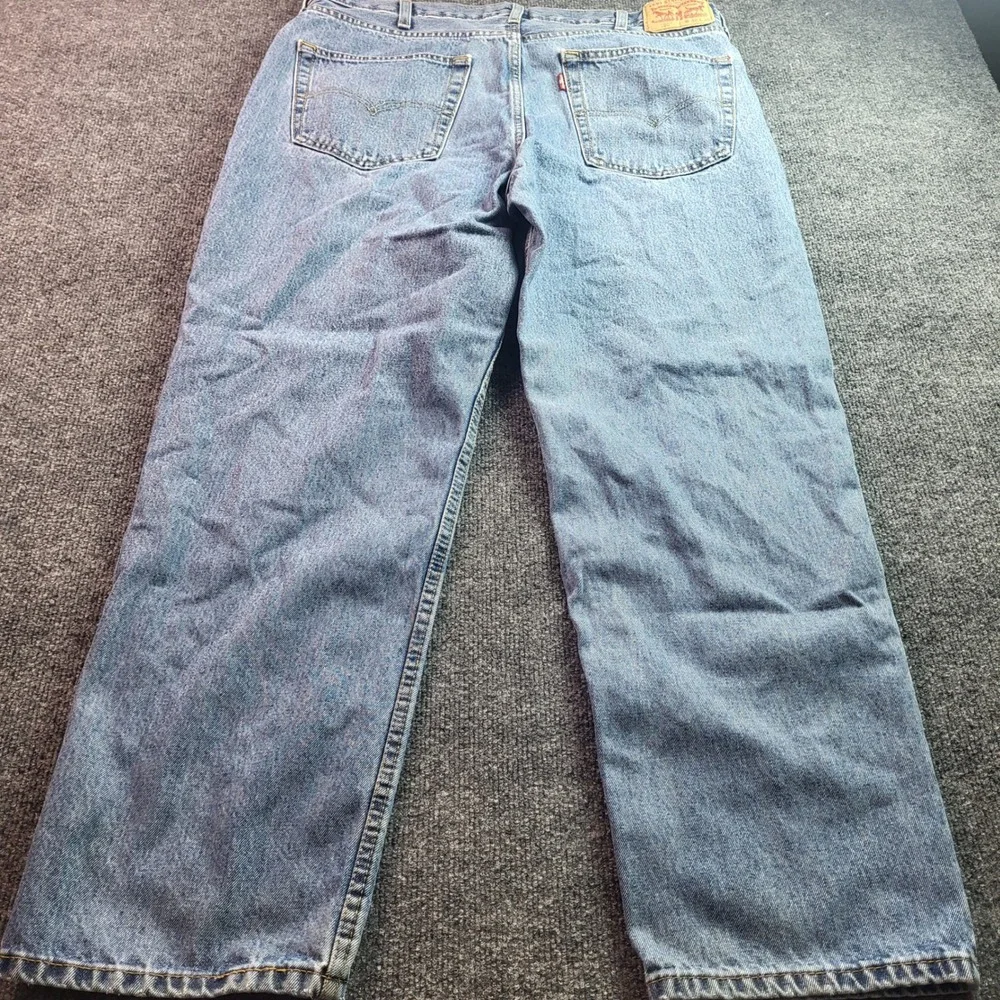 Levi Strauss 550 Relaxed Fit Jeans Mens 38x30 Blue Denim Distressed